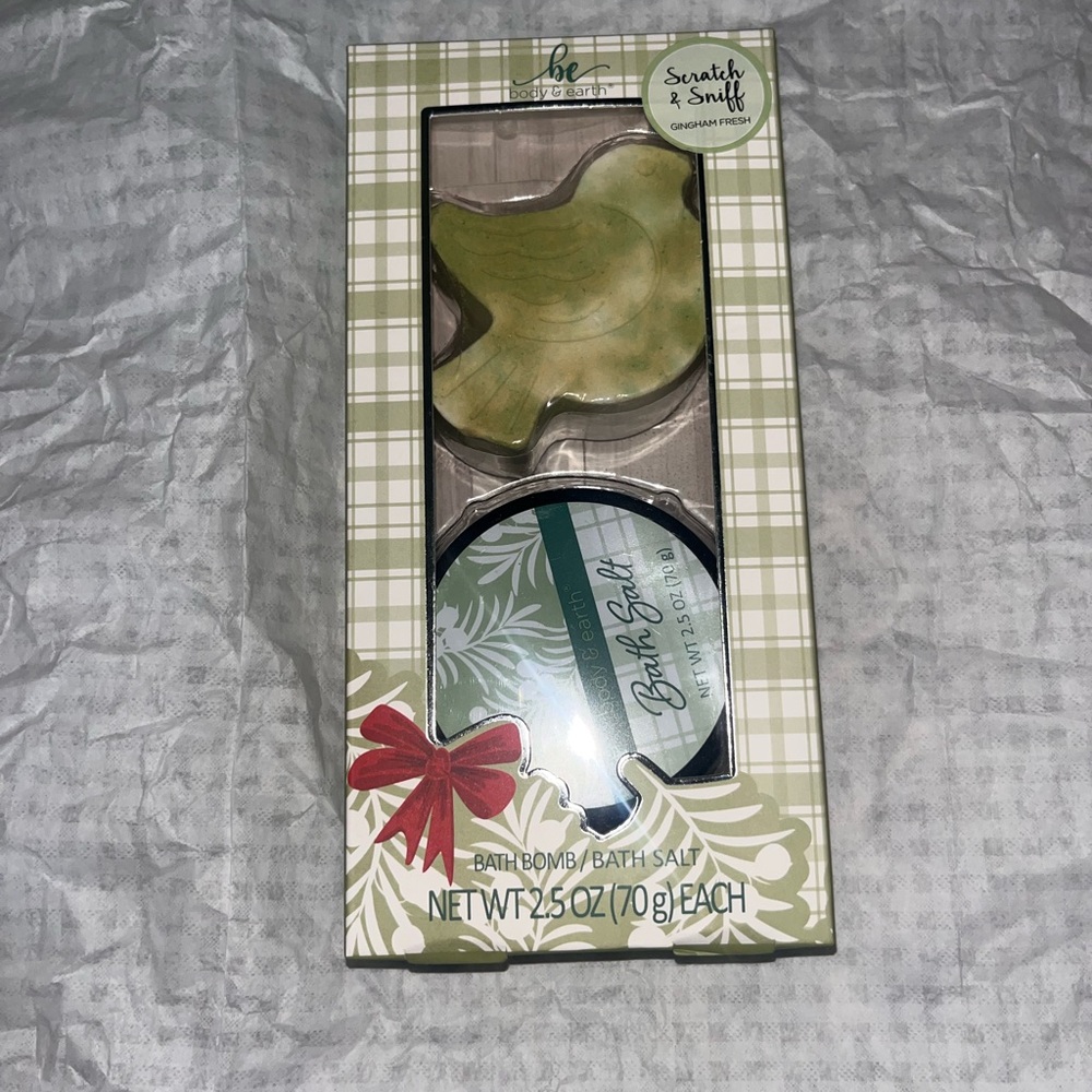 Refreshing Green Bath Set